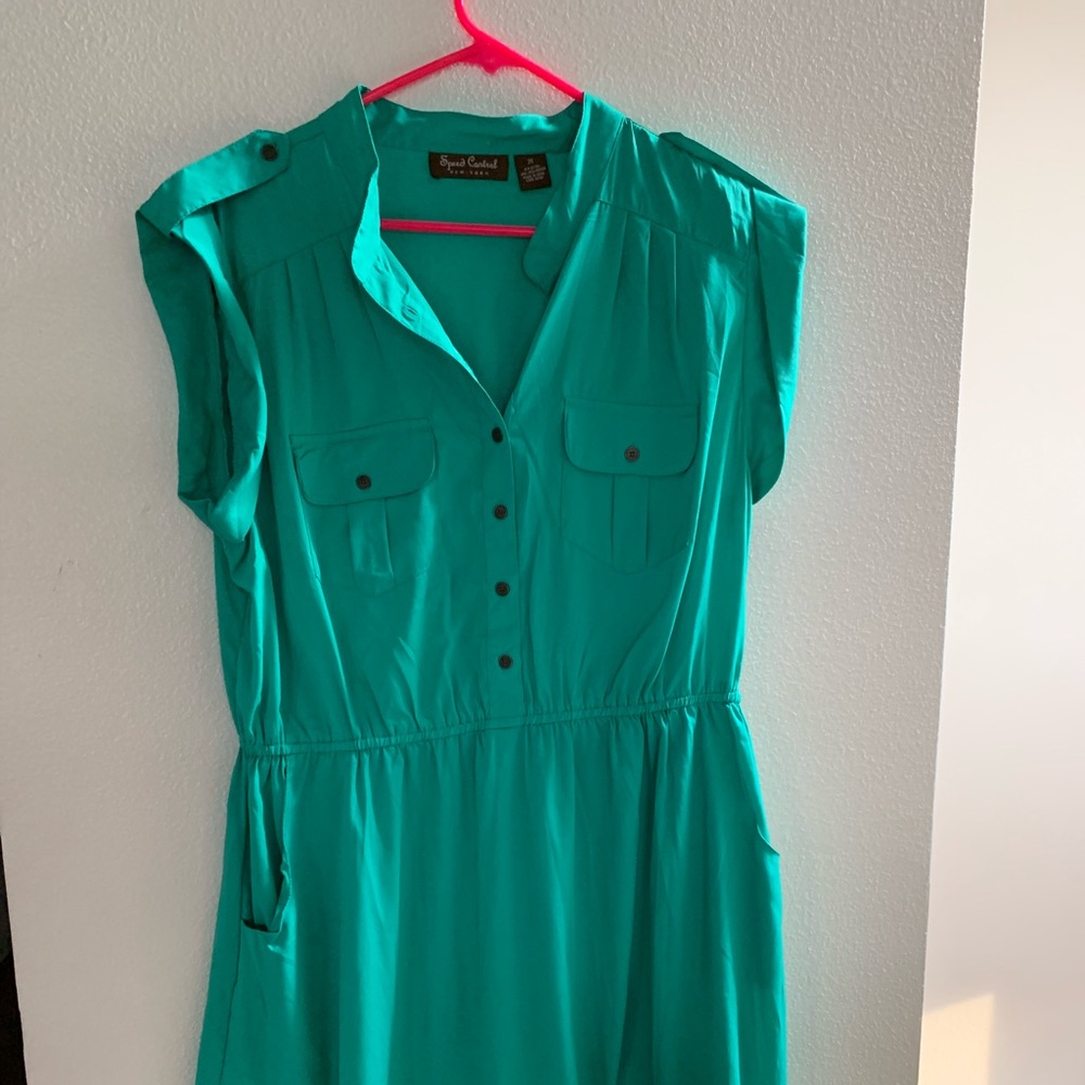 Mini dress with pockets